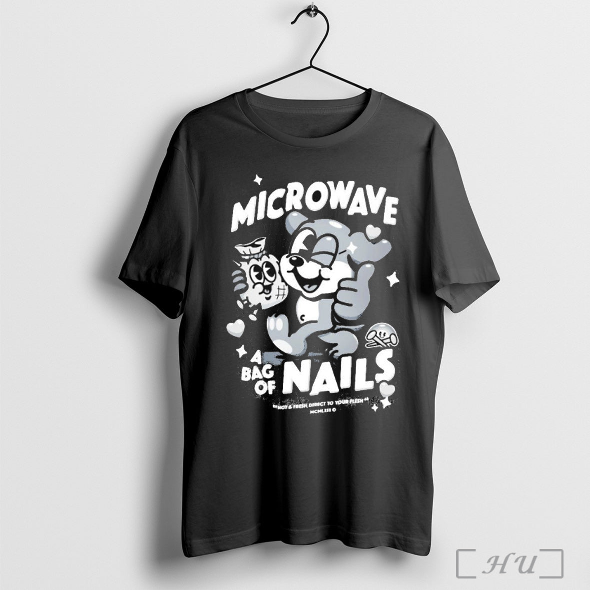 Officials Microwave A Bag Of Nails Hot And Fresh - Adult & Kids T-Shirts, Sweatshirts & Hoodies apparel design preview 1