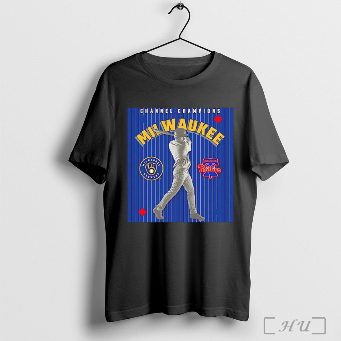 Officials Milwaukee Brewers Vs Philadelphia Phillies - Adult & Kids T-Shirts, Sweatshirts & Hoodies apparel design preview 1
