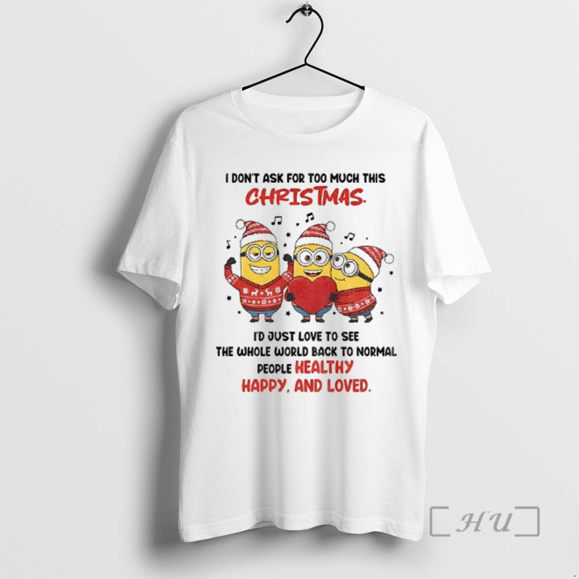 Officials Minion Santa I Dont Ask For Too Much This - Adult & Kids T-Shirts, Sweatshirts & Hoodies apparel design preview 1