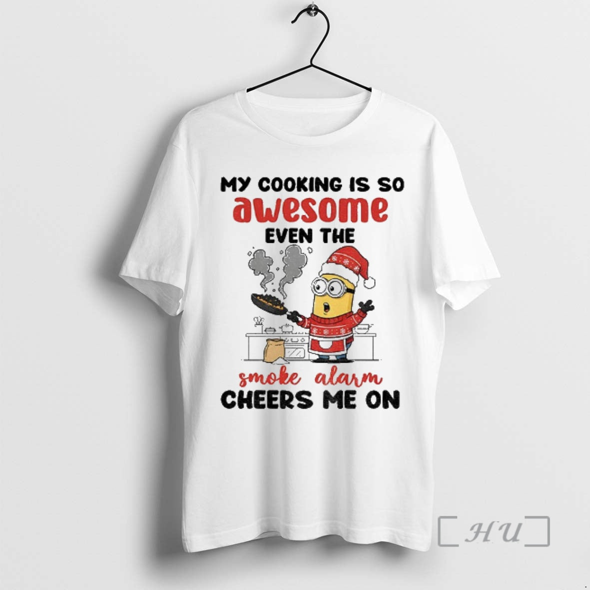Officials Minion Santa Hat My Cooking Is So Awesome - Adult & Kids T-Shirts, Sweatshirts & Hoodies apparel design preview 1