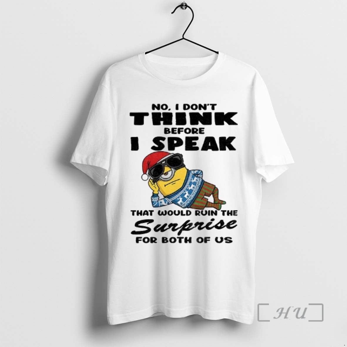 Officials Minion Funny No I Dont Think Before Speak - Adult & Kids T-Shirts, Sweatshirts & Hoodies apparel design preview 1