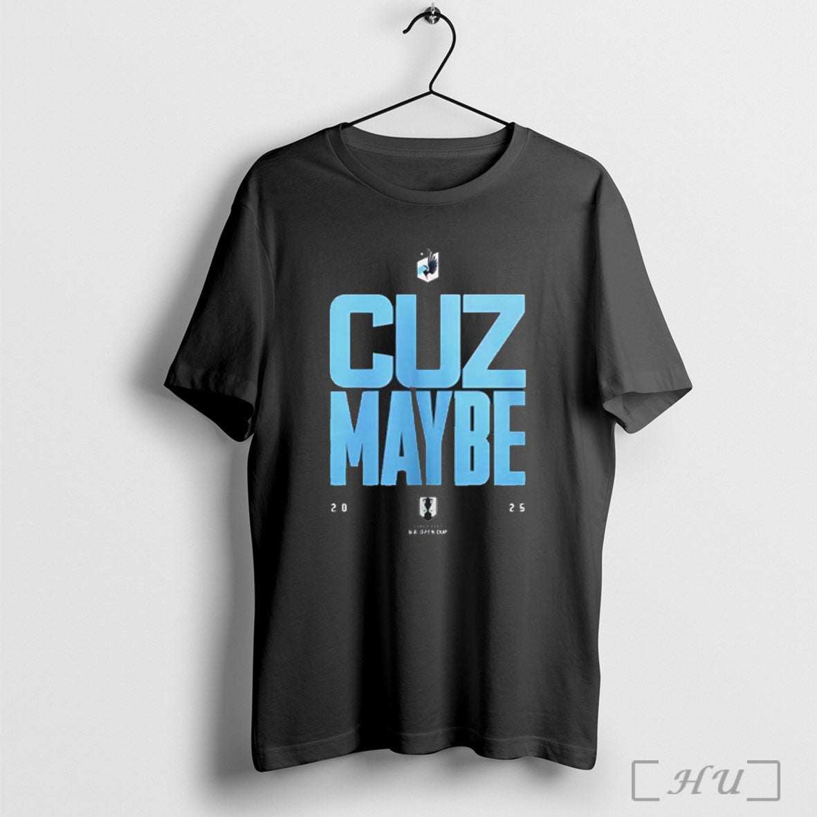 Officials Minnesota United Fc Cuz Maybe 2025 Black - Adult & Kids T-Shirts, Sweatshirts & Hoodies apparel design preview 1