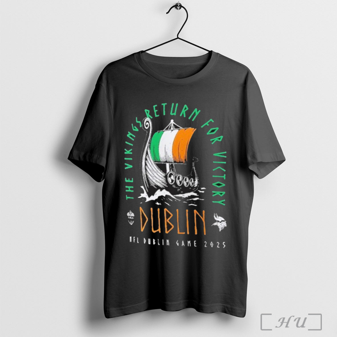 Officials Minnesota Vikings Return For Victory Dublin - Adult & Kids T-Shirts, Sweatshirts & Hoodies apparel design preview 1