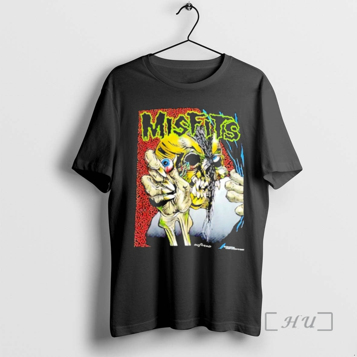 Officials Misfits Pushead Schroeder Skull Eyeball - Adult & Kids T-Shirts, Sweatshirts & Hoodies apparel design preview 1