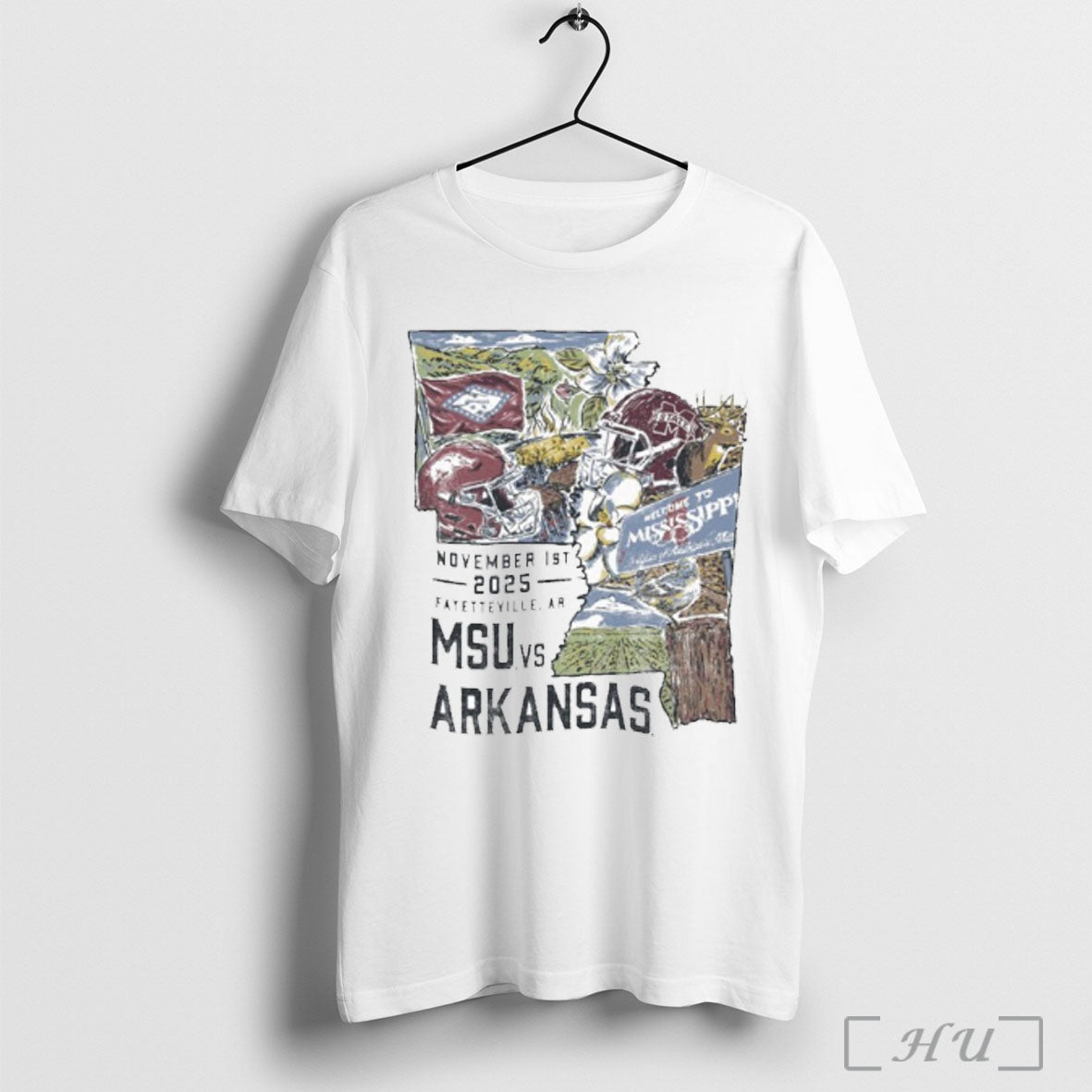 Officials Mississippi State Bulldogs Vs Arkansas - Adult & Kids T-Shirts, Sweatshirts & Hoodies apparel design preview 1
