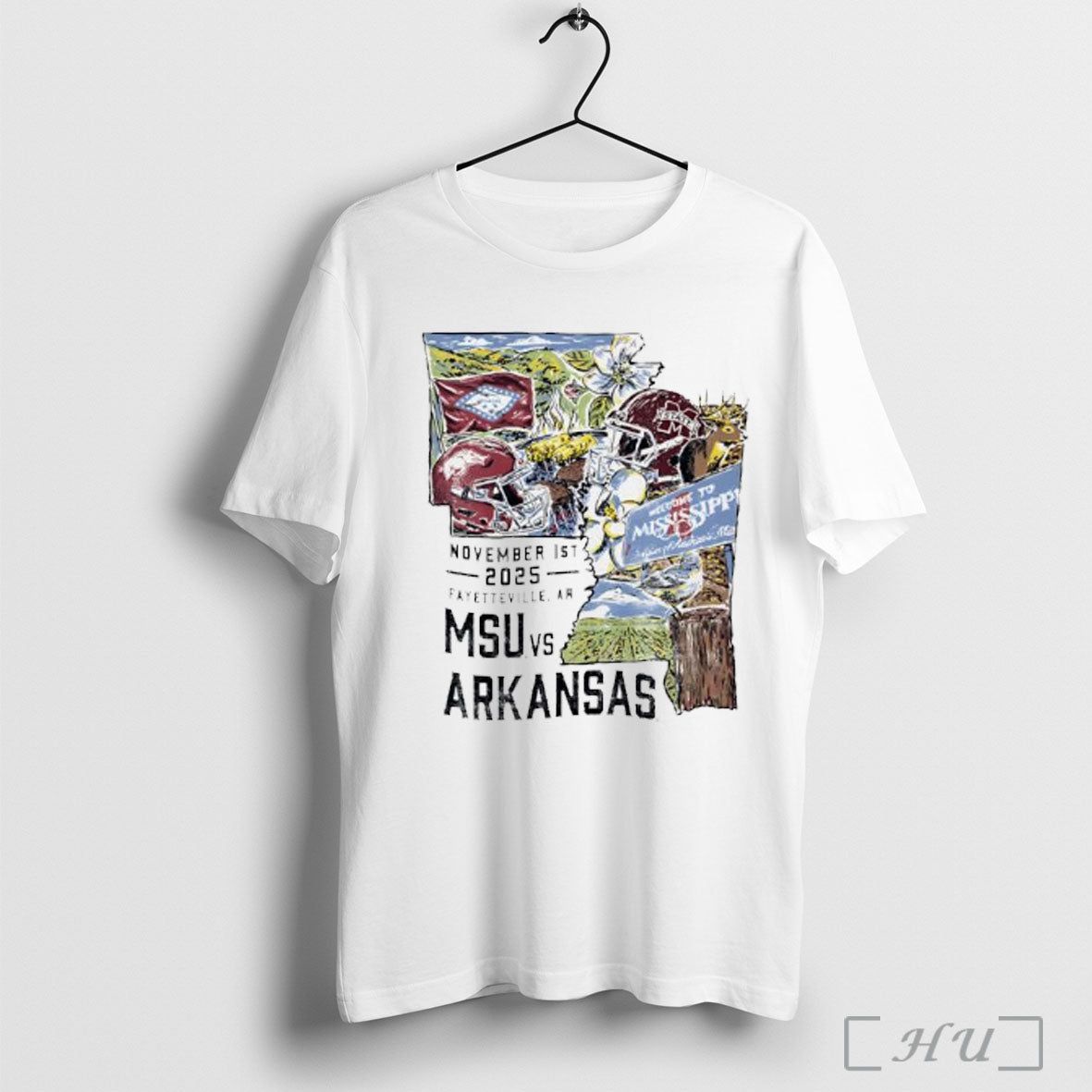 Officials Mississippi State Bulldogs Vs Arkansas - Adult & Kids T-Shirts, Sweatshirts & Hoodies apparel design preview 1