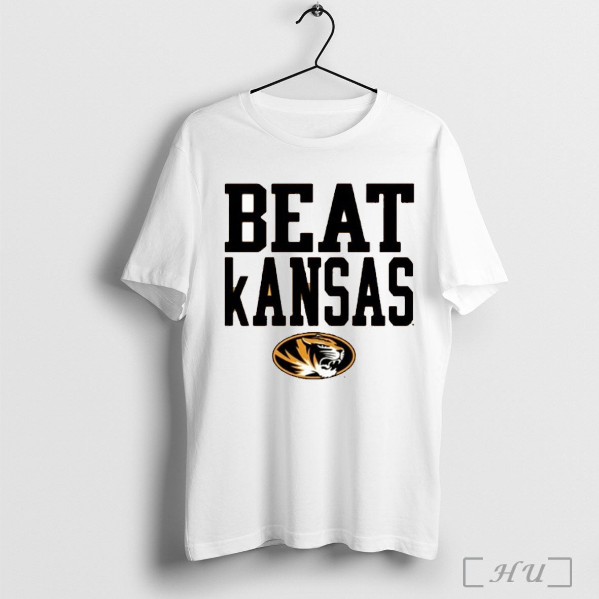 Officials Missouri Tigers Beat Kansas Jayhawks Border - Adult & Kids T-Shirts, Sweatshirts & Hoodies apparel design preview 1