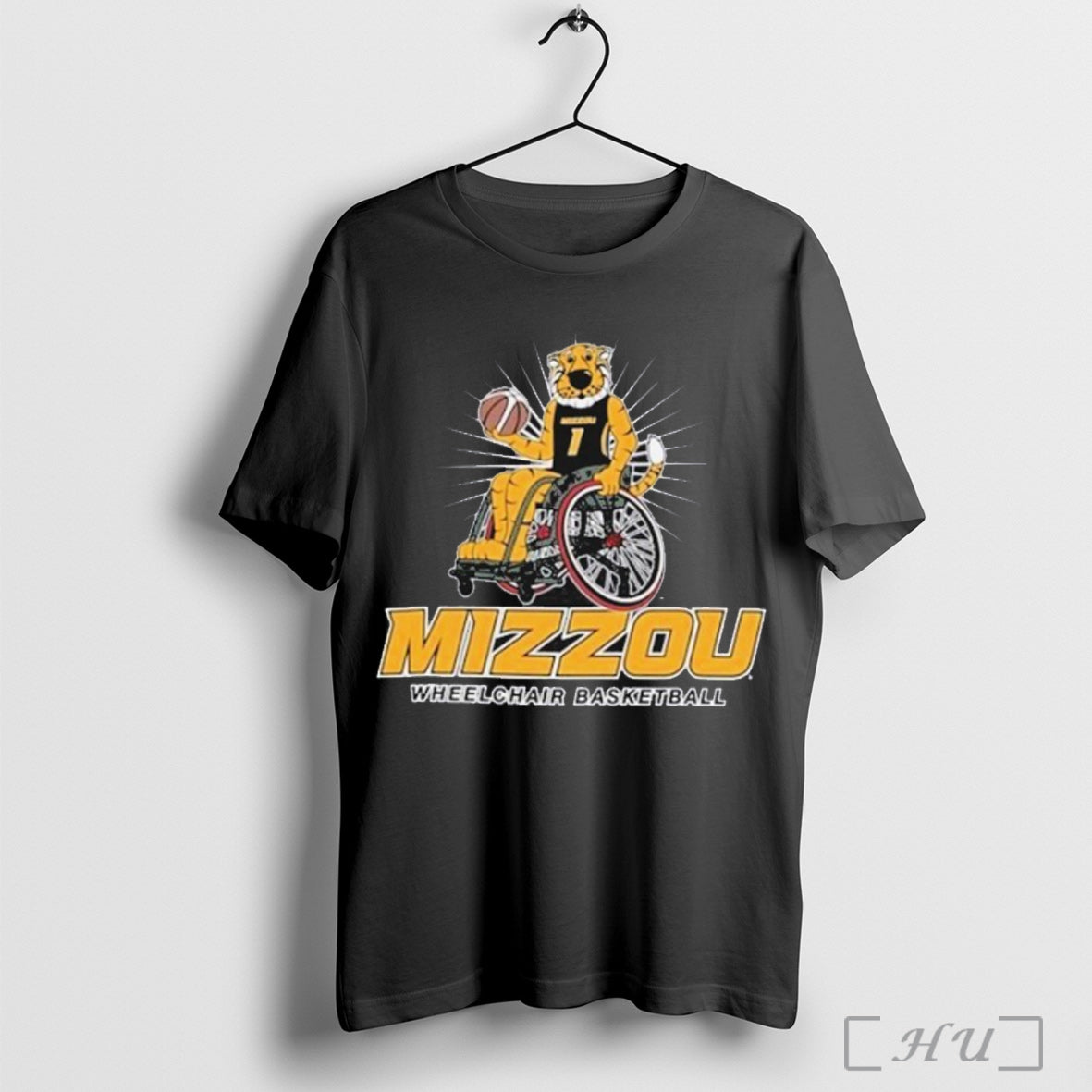 Officials Mizzou Tigers Wheelchair Basketball Truman - Adult & Kids T-Shirts, Sweatshirts & Hoodies apparel design preview 1