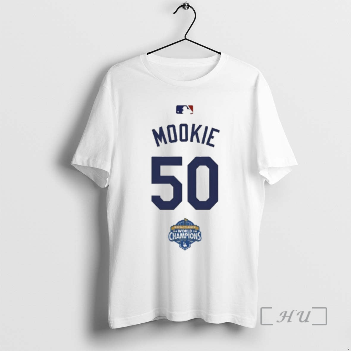 Officials Mookie 50 Back To Champs World Champions - Adult & Kids T-Shirts, Sweatshirts & Hoodies apparel design preview 1