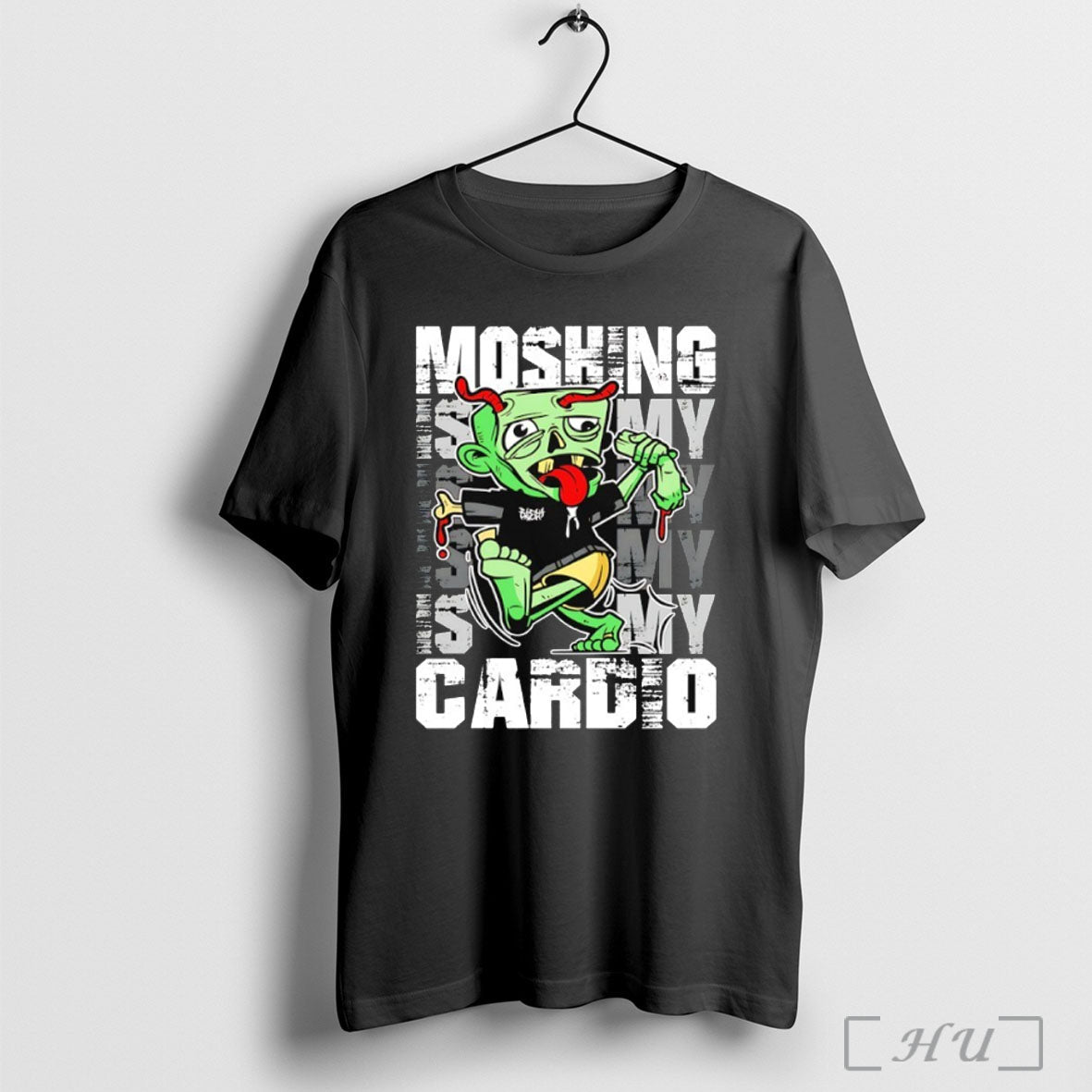 Officials Moshing Is My Cardio - Adult & Kids T-Shirts, Sweatshirts & Hoodies apparel design preview 1