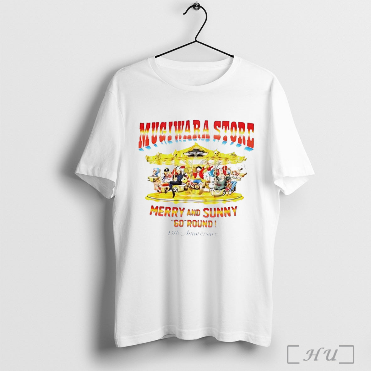 Officials Mugiwara Store Merry And Sunny Go Round - Adult & Kids T-Shirts, Sweatshirts & Hoodies apparel design preview 1