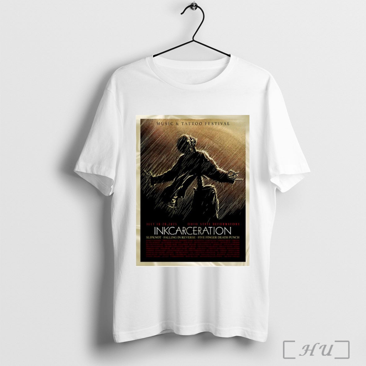 Officials Music Tattoo Festival Inkcarceration 2025 - Adult & Kids T-Shirts, Sweatshirts & Hoodies apparel design preview 1