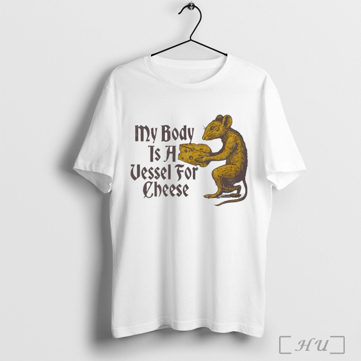 Officials My Body Is A Vessel For Cheese Rat - Adult & Kids T-Shirts, Sweatshirts & Hoodies apparel design preview 1