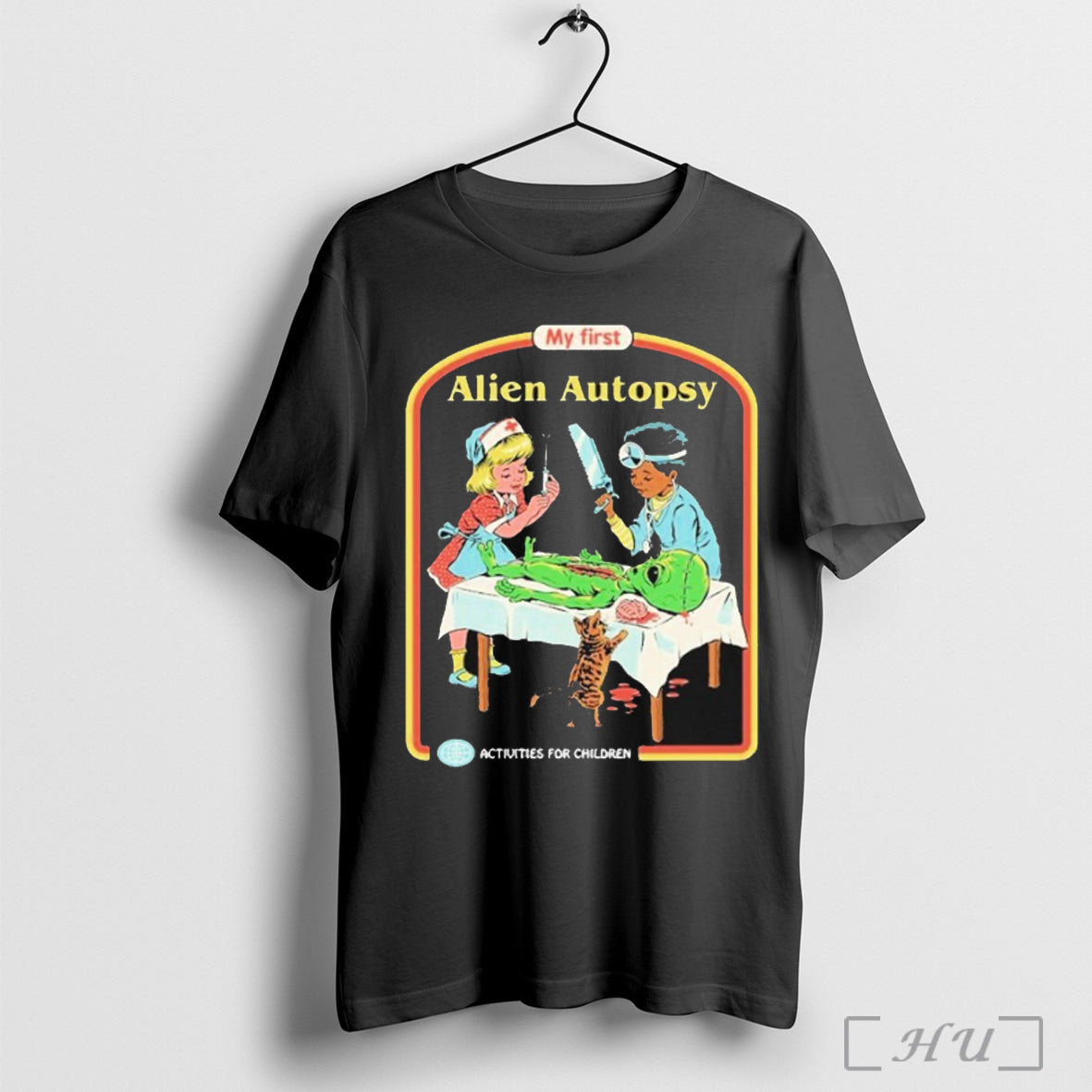 Officials My First Alien Autopsy Activities For - Adult & Kids T-Shirts, Sweatshirts & Hoodies apparel design preview 1