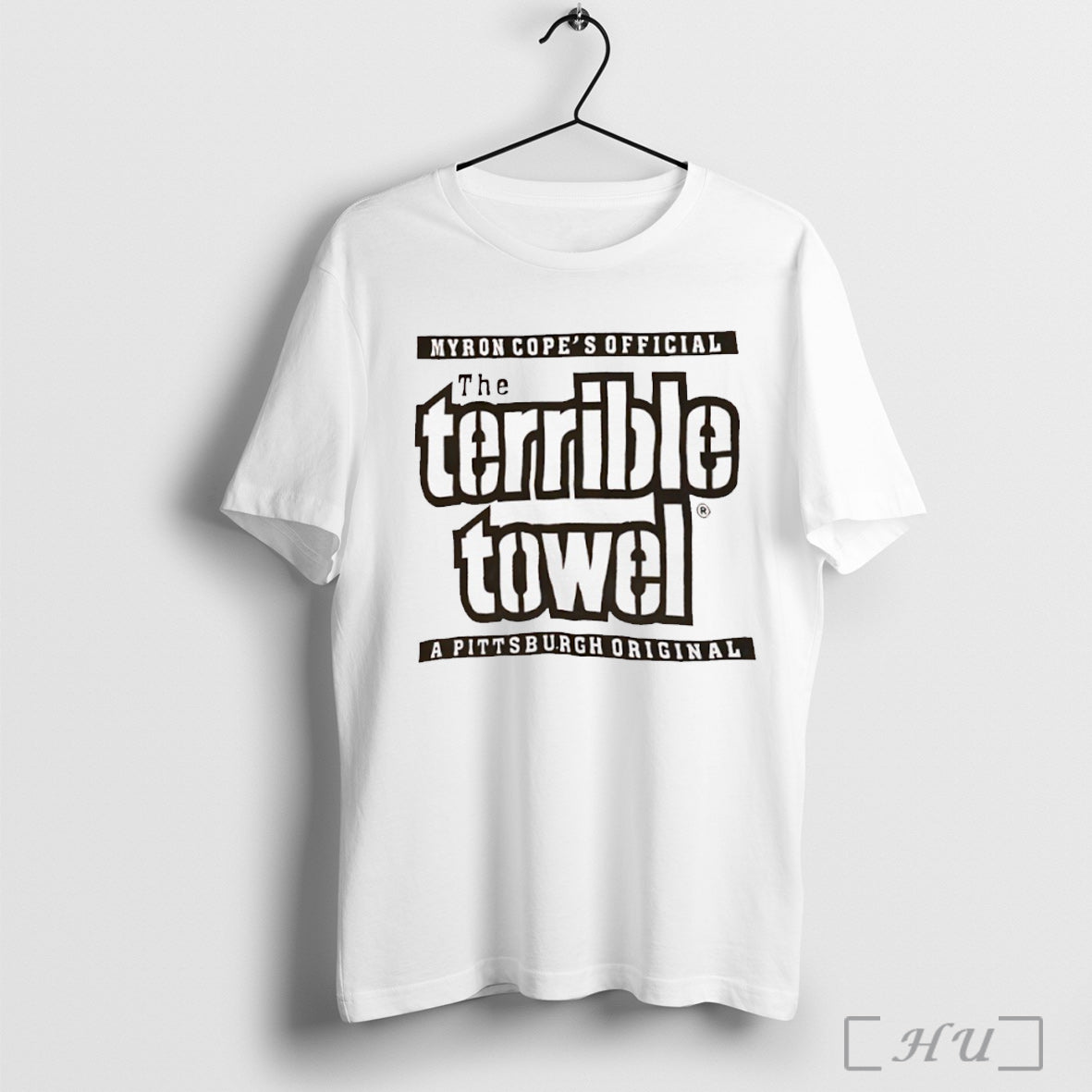 Officials Myron Copes Official The Terrible Towel A - Adult & Kids T-Shirts, Sweatshirts & Hoodies apparel design preview 1