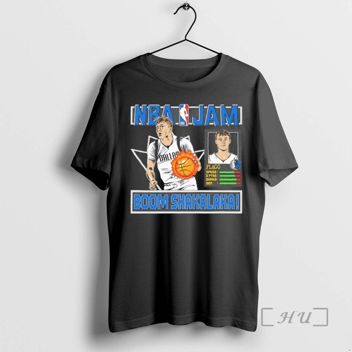 Officials Nba Jam Cooper Flagg Dallas Mavericks Boom - Adult & Kids T-Shirts, Sweatshirts & Hoodies apparel design preview 1