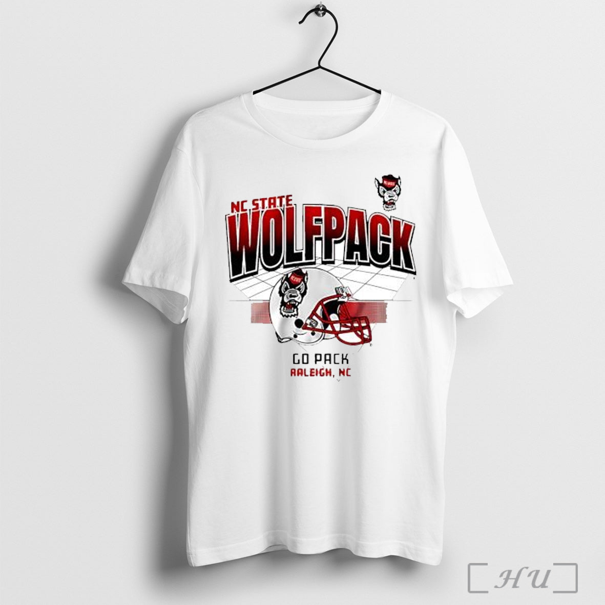 Officials Nc State Football Helmet Grid Go Pack - Adult & Kids T-Shirts, Sweatshirts & Hoodies apparel design preview 1