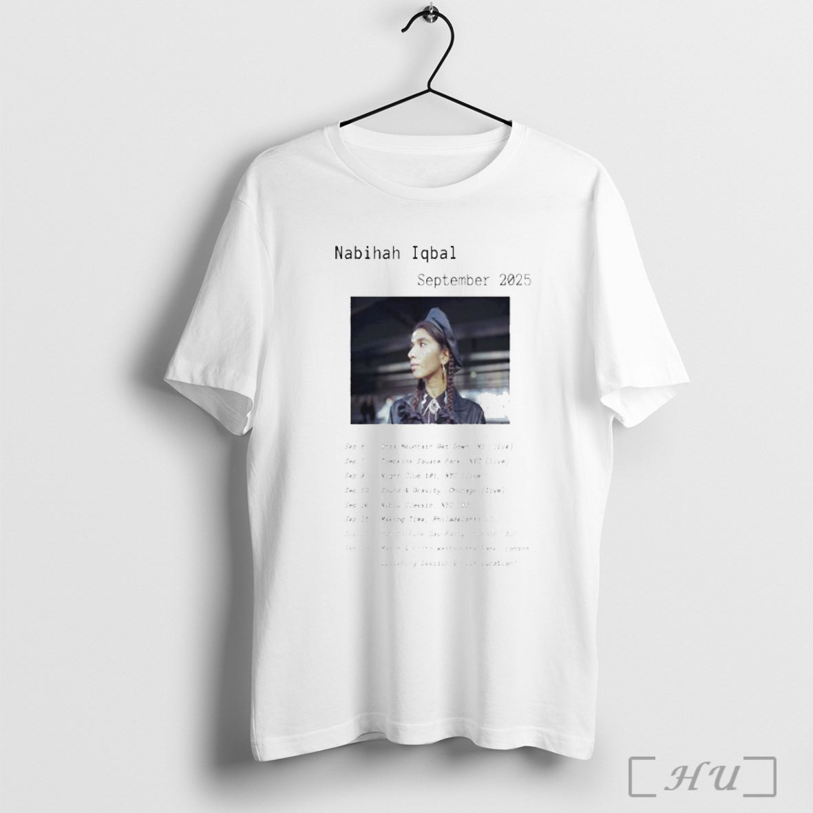 Officials Nabihah Iqbal September Tour 2025 Dates - Adult & Kids T-Shirts, Sweatshirts & Hoodies apparel design preview 1