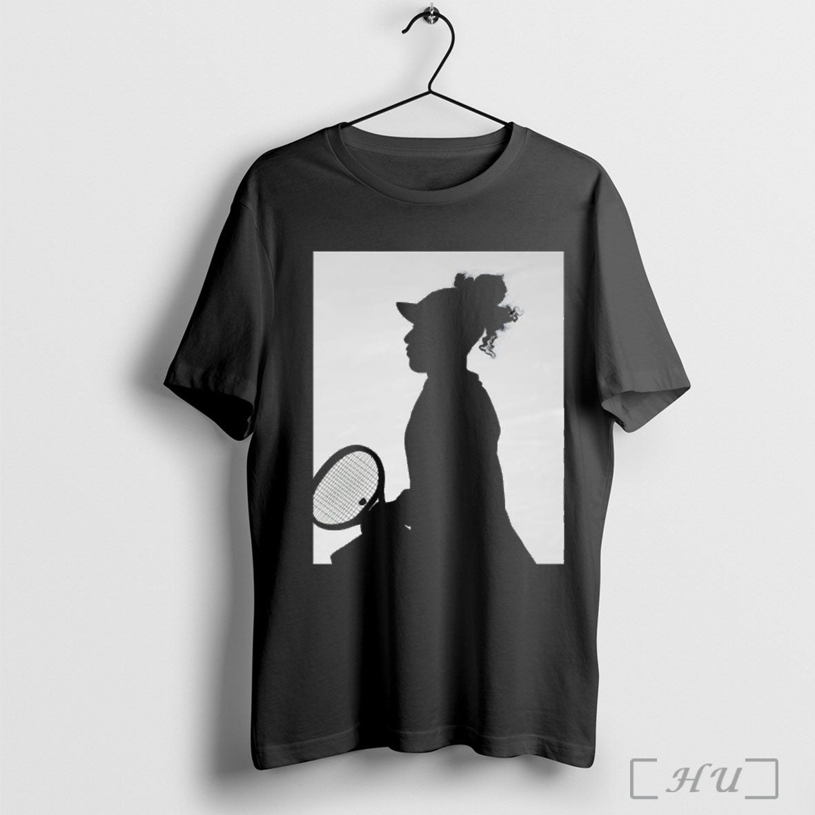 Officials Naomi Osaka Tennis Player Silhouette Black - Adult & Kids T-Shirts, Sweatshirts & Hoodies apparel design preview 1
