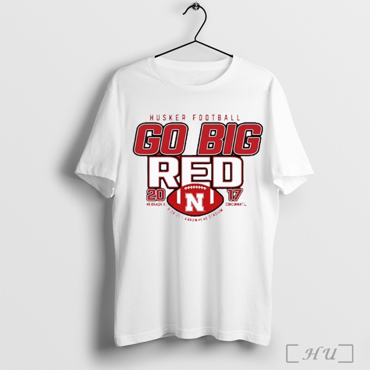 Officials Nebraska Beat Cincinnati 20 17 Score Go Big - Adult & Kids T-Shirts, Sweatshirts & Hoodies apparel design preview 1