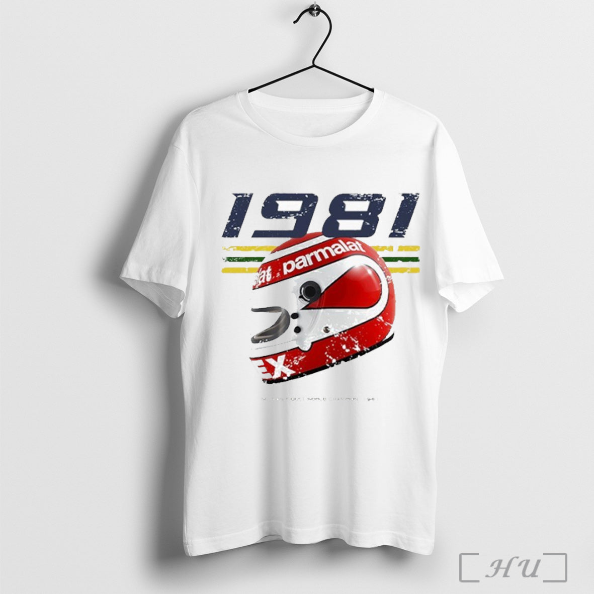Officials Nelson Piquet First World Championship 1981 - Adult & Kids T-Shirts, Sweatshirts & Hoodies apparel design preview 1