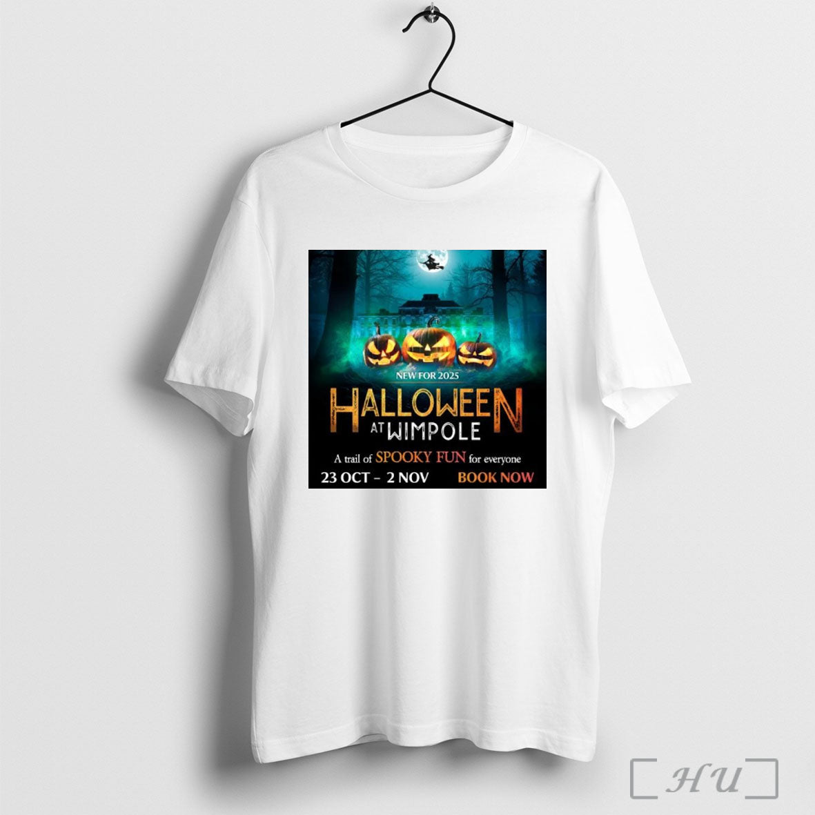 Officials New For 2025 Halloween At Wimpole A Trail - Adult & Kids T-Shirts, Sweatshirts & Hoodies apparel design preview 1