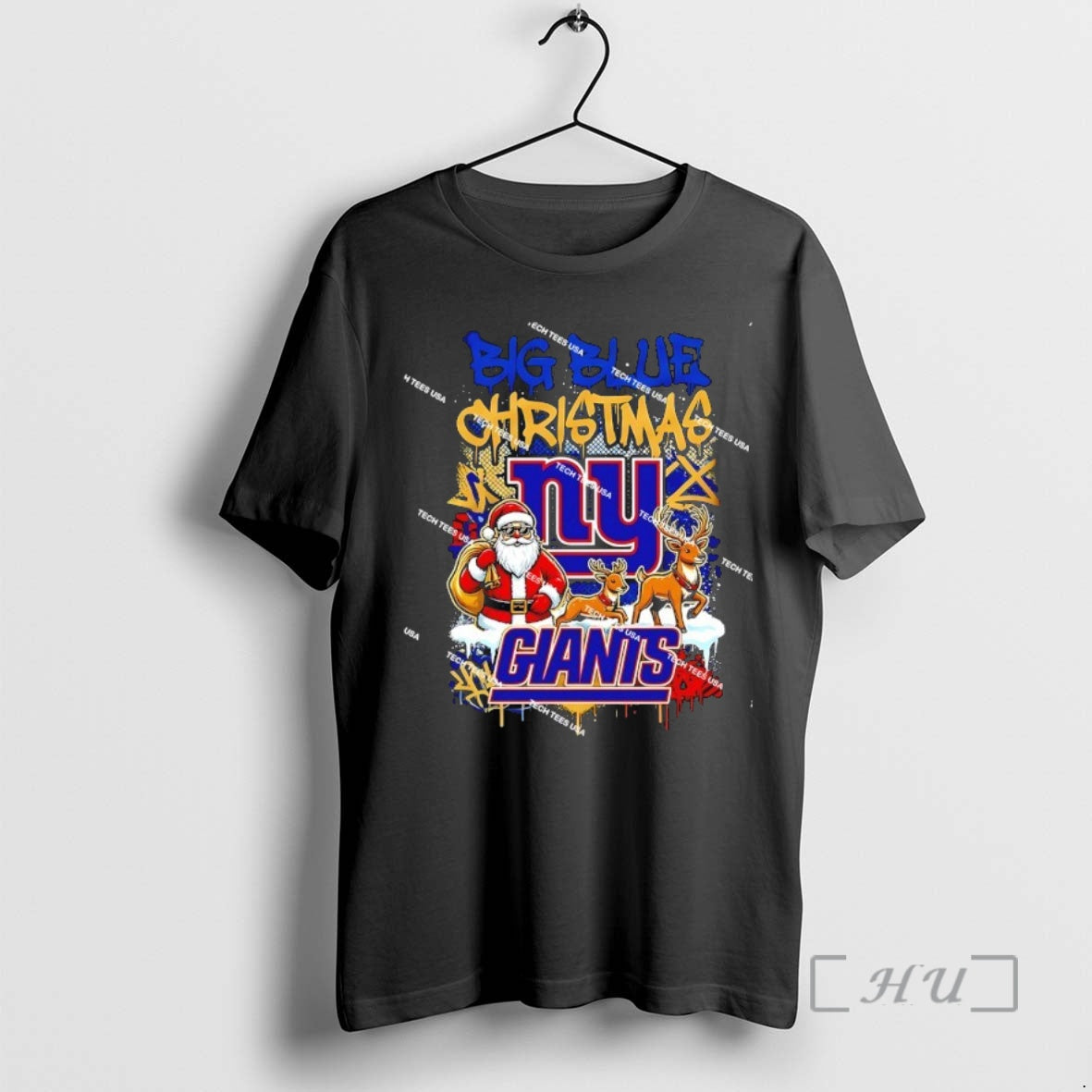 Officials New York Giants Football Big Blue Christmas - Adult & Kids T-Shirts, Sweatshirts & Hoodies apparel design preview 1