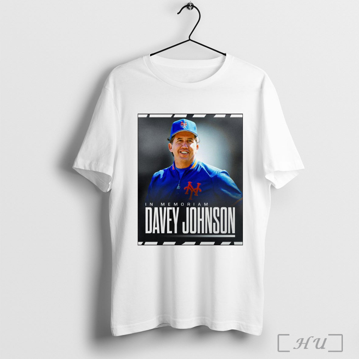 Officials New York Mets In Memoriam Davey Johnson - Adult & Kids T-Shirts, Sweatshirts & Hoodies apparel design preview 1