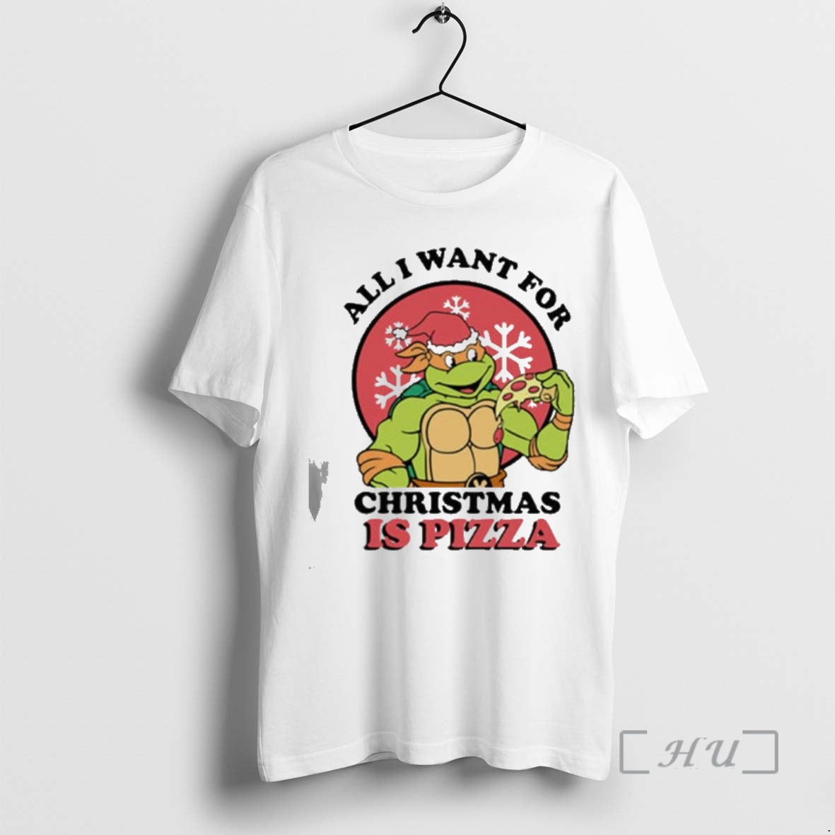 Officials Ninja Turtle All I Want For Christmas Is - Adult & Kids T-Shirts, Sweatshirts & Hoodies apparel design preview 1
