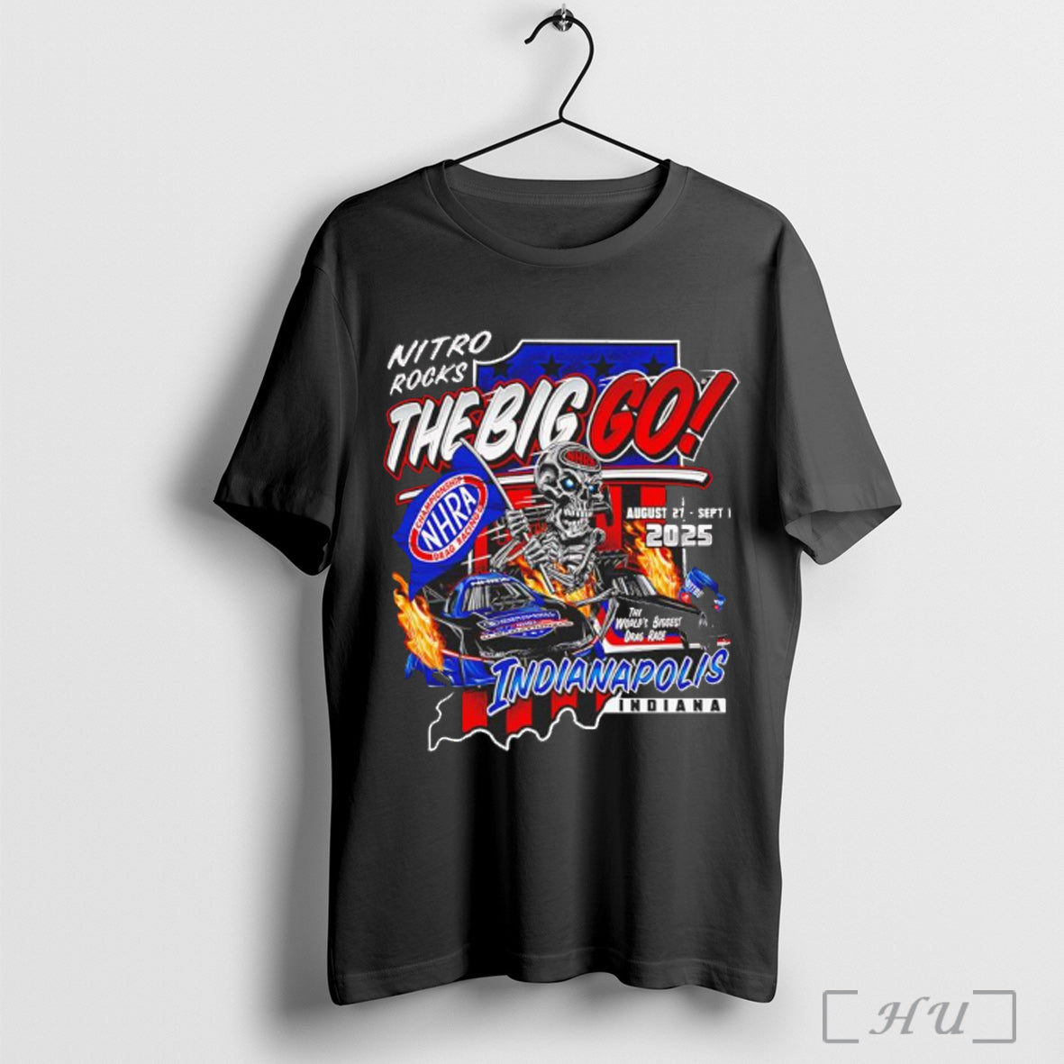 Officials Nitro Rocks The Big Go Indianapolis Indiana - Adult & Kids T-Shirts, Sweatshirts & Hoodies apparel design preview 1