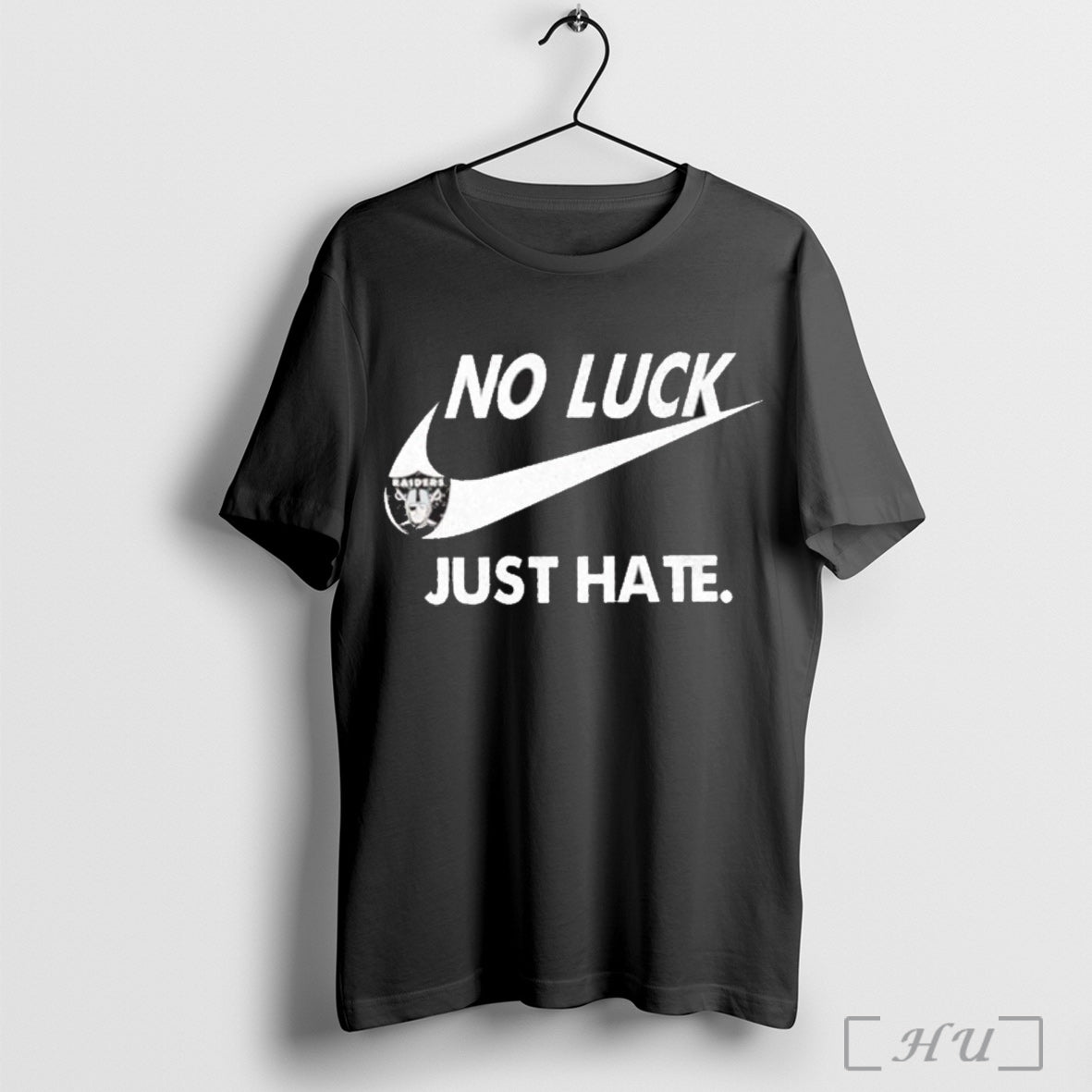 Officials No Luck Just Hate Raiders - Adult & Kids T-Shirts, Sweatshirts & Hoodies apparel design preview 1