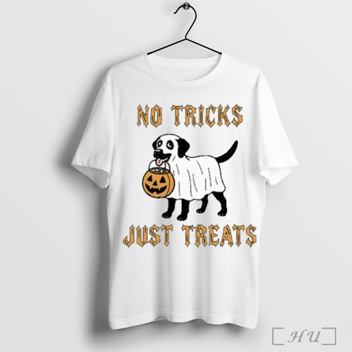 Officials No Tricks Just Treats Vintage Dog - Adult & Kids T-Shirts, Sweatshirts & Hoodies apparel design preview 1