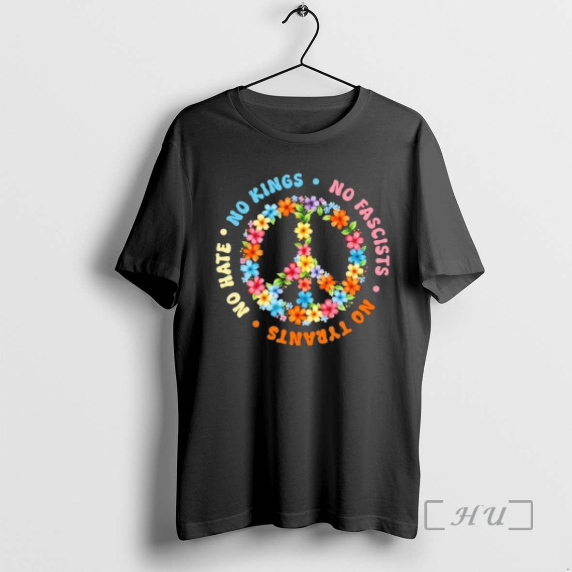 Officials No Kings Fascists Tyrants Hate Flower - Adult & Kids T-Shirts, Sweatshirts & Hoodies apparel design preview 1