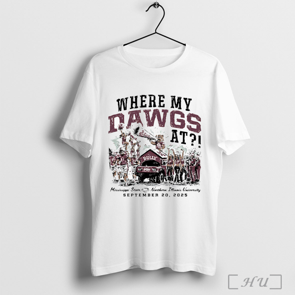 Officials Northern Illinois Vs Mississippi State Game - Adult & Kids T-Shirts, Sweatshirts & Hoodies apparel design preview 1