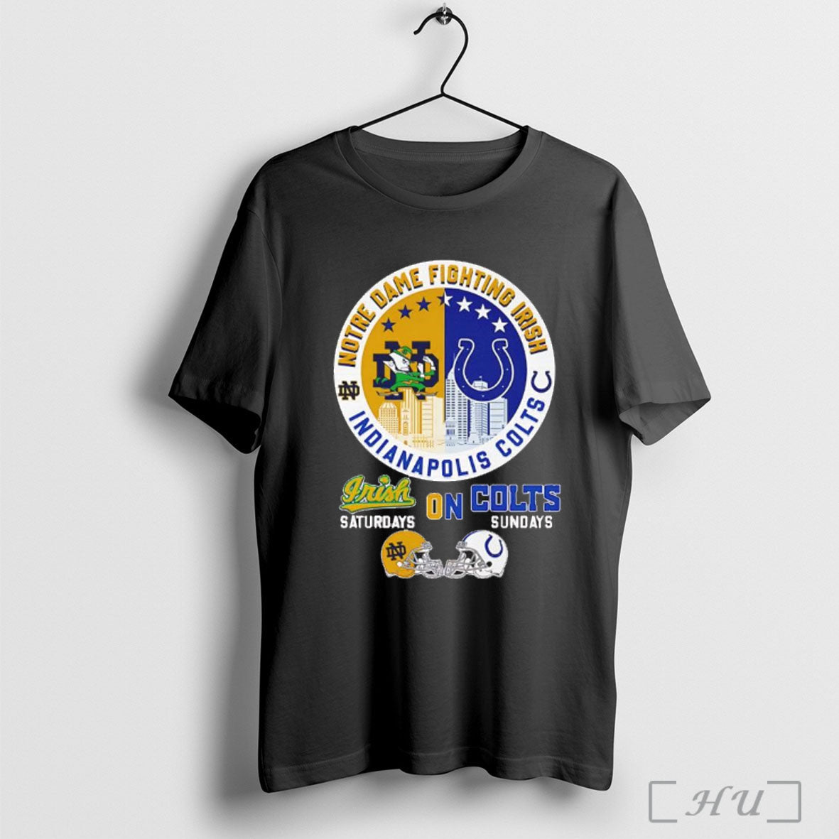 Officials Notre Dame Fighting Irish Saturdays And - Adult & Kids T-Shirts, Sweatshirts & Hoodies apparel design preview 1