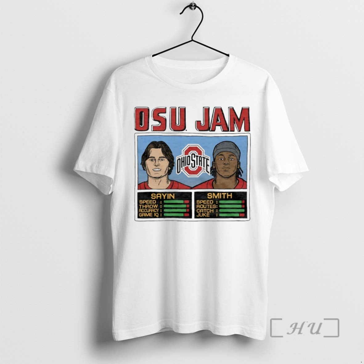 Officials Osu Jam Buckeyes Julian Sayin And Jeremiah - Adult & Kids T-Shirts, Sweatshirts & Hoodies apparel design preview 1