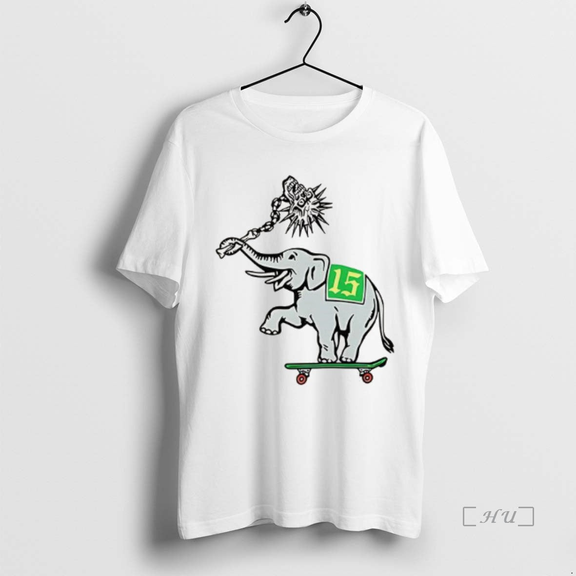 Officials Oakland Elephant Skateboard - Adult & Kids T-Shirts, Sweatshirts & Hoodies apparel design preview 1