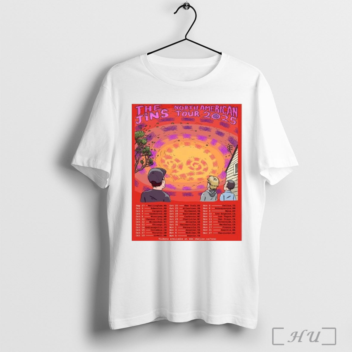 Officials Official The Jins North American Tour 2025 - Adult & Kids T-Shirts, Sweatshirts & Hoodies apparel design preview 1