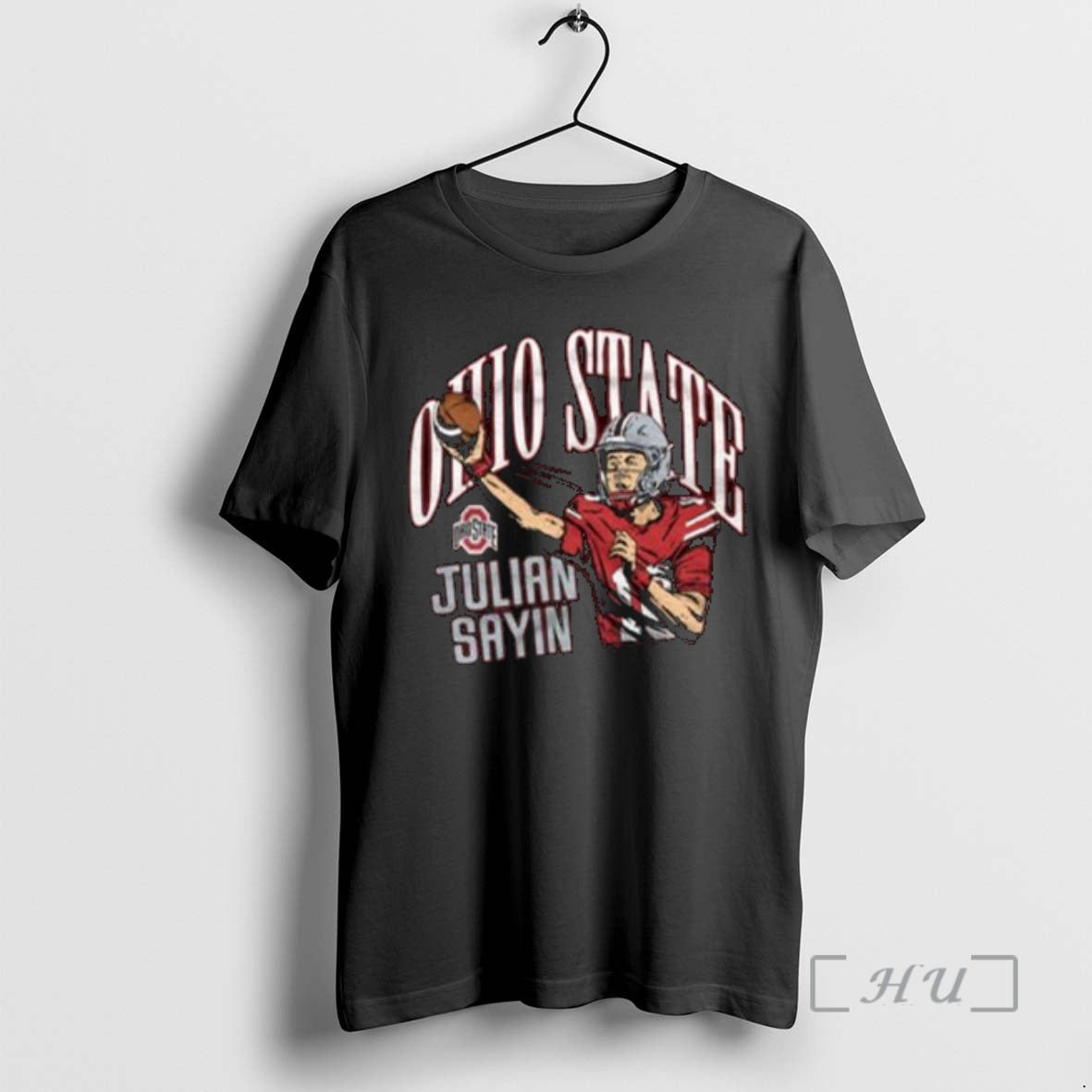 Officials Ohio State Julian Sayin Circle Black - Adult & Kids T-Shirts, Sweatshirts & Hoodies apparel design preview 1