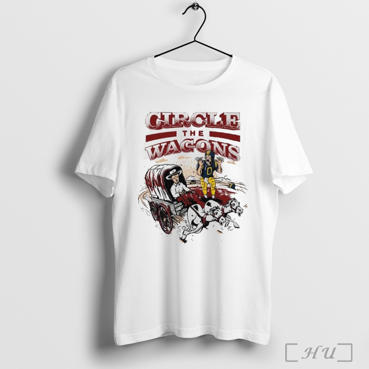Officials Oklahoma Sooners Circle The Wagons - Adult & Kids T-Shirts, Sweatshirts & Hoodies apparel design preview 1