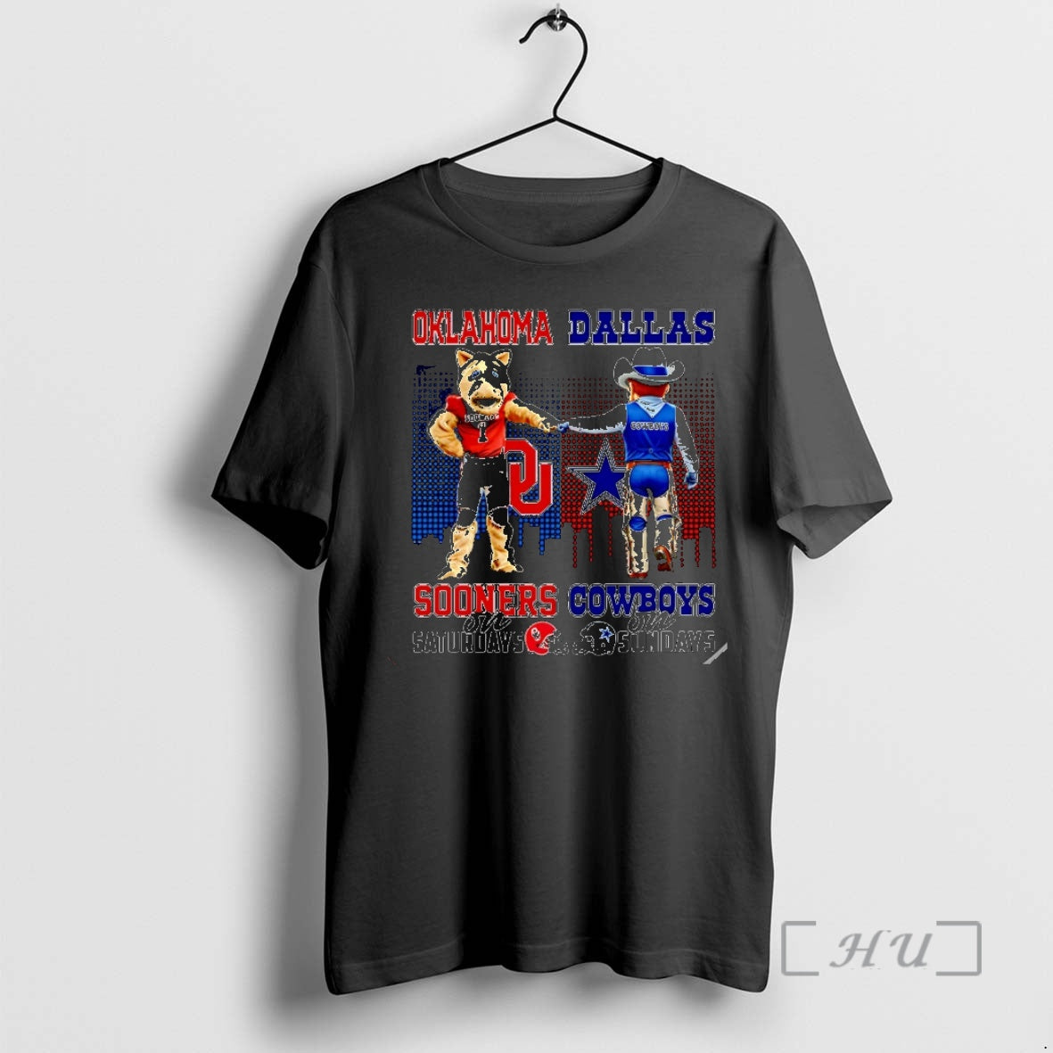 Officials Oklahoma Sooners On Saturdays Vs Dallas - Adult & Kids T-Shirts, Sweatshirts & Hoodies apparel design preview 1