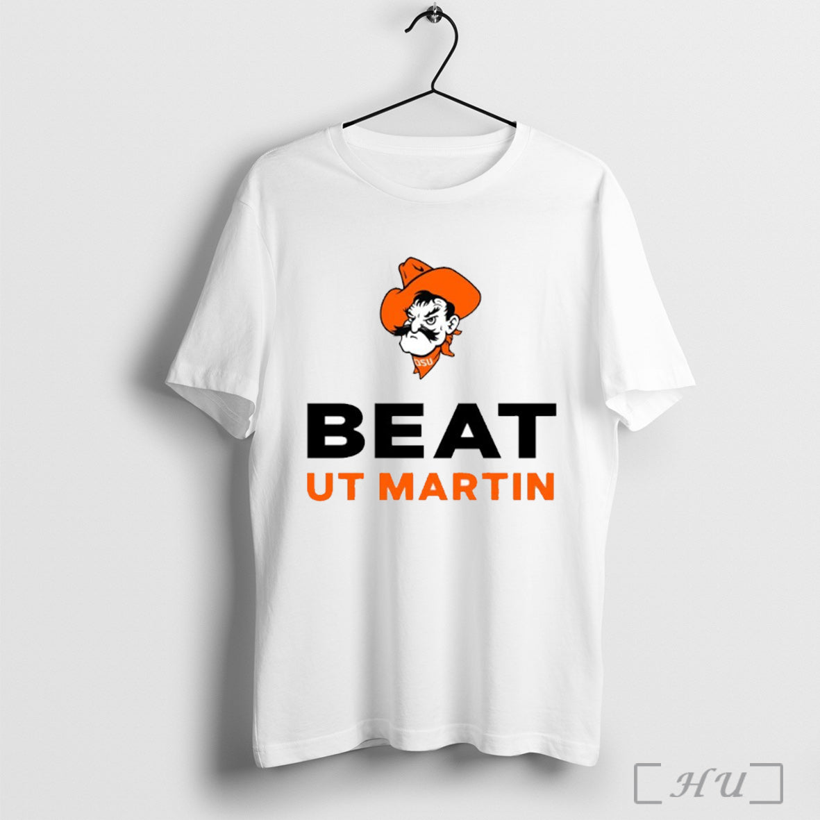 Officials Oklahoma State Cowboys Osu Beat Ut Martin - Adult & Kids T-Shirts, Sweatshirts & Hoodies apparel design preview 1