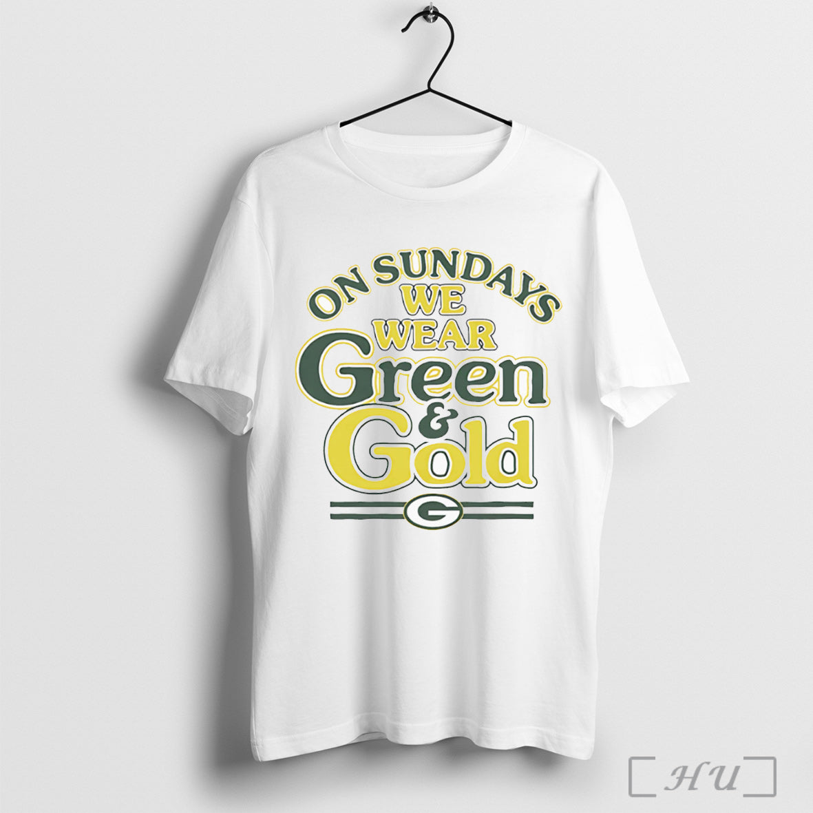 Officials On Sundays We Wear Green And Gold Packers - Adult & Kids T-Shirts, Sweatshirts & Hoodies apparel design preview 1