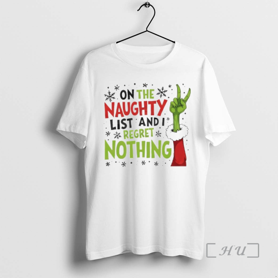 Officials On The Naughty List And I Regret Nothing - Adult & Kids T-Shirts, Sweatshirts & Hoodies apparel design preview 1