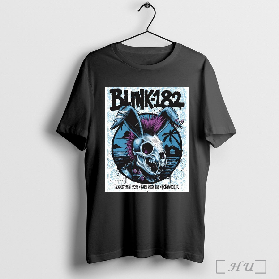 Officials Original Blink 182 Tour Hard Rock Live In - Adult & Kids T-Shirts, Sweatshirts & Hoodies apparel design preview 1