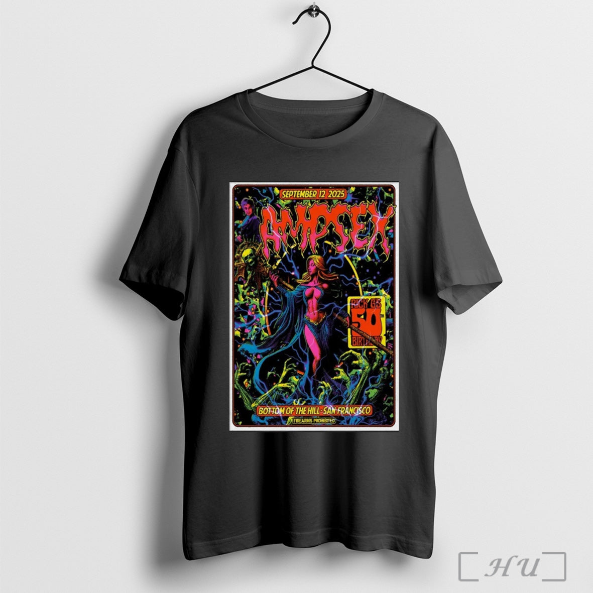 Officials Original Poster Ampsex Rock Music September - Adult & Kids T-Shirts, Sweatshirts & Hoodies apparel design preview 1
