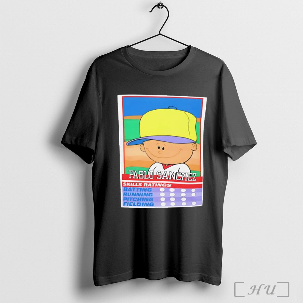 Officials Pablo Sanchez Baseball Card - Adult & Kids T-Shirts, Sweatshirts & Hoodies apparel design preview 1
