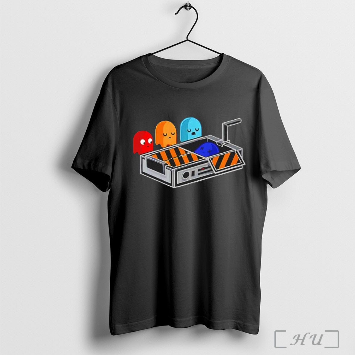 Officials Pac Man And Ghostbusters - Adult & Kids T-Shirts, Sweatshirts & Hoodies apparel design preview 1