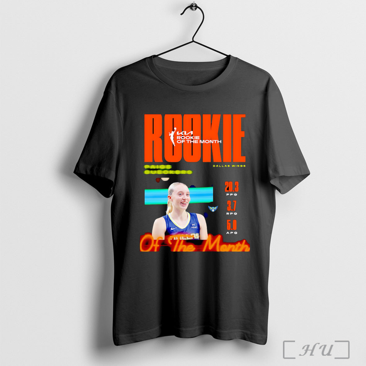 Officials Paige Bueckers Rookie Of The Month - Adult & Kids T-Shirts, Sweatshirts & Hoodies apparel design preview 1