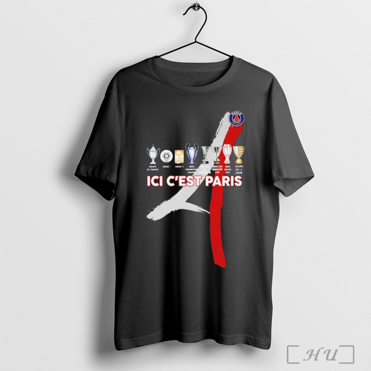 Officials Paris Saint Germain Football Ici Cest - Adult & Kids T-Shirts, Sweatshirts & Hoodies apparel design preview 1